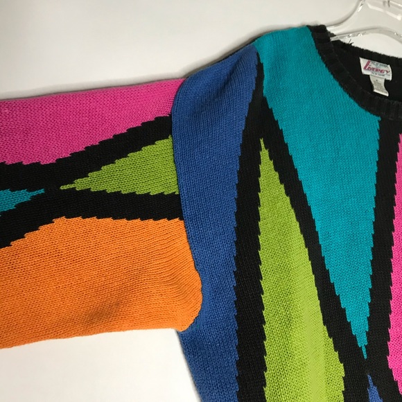 Vintage Color Blocked Sweater - Picture 4 of 7